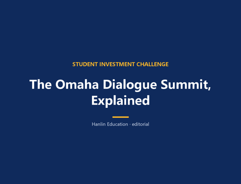 The Omaha Dialogue Summit, Explained