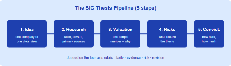 How to Write a Winning SIC Investment Thesis (2026)